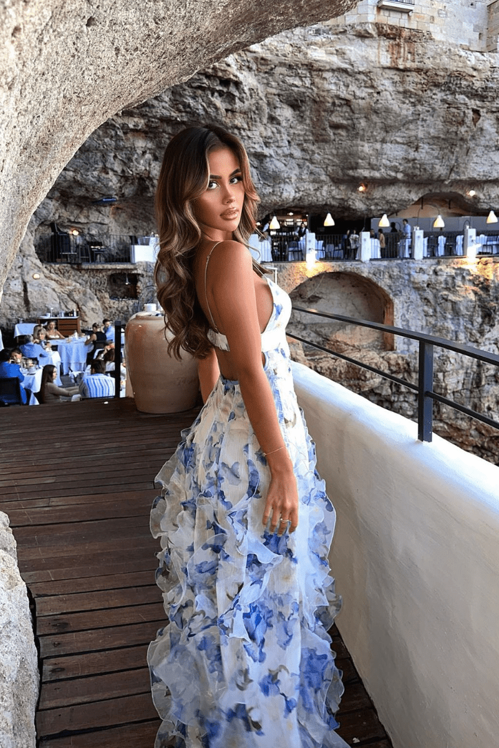 Winnie Floral Ruffle Maxi Dress