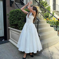 Ximena Deep Neck Maxi Dress