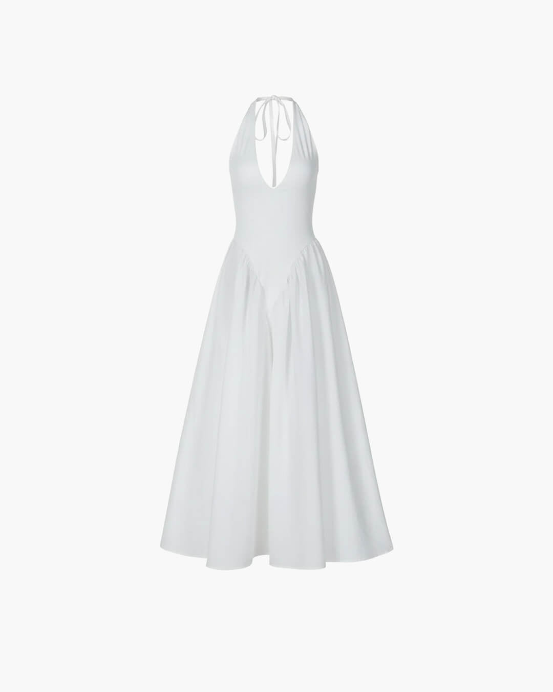 Ximena Deep Neck Maxi Dress