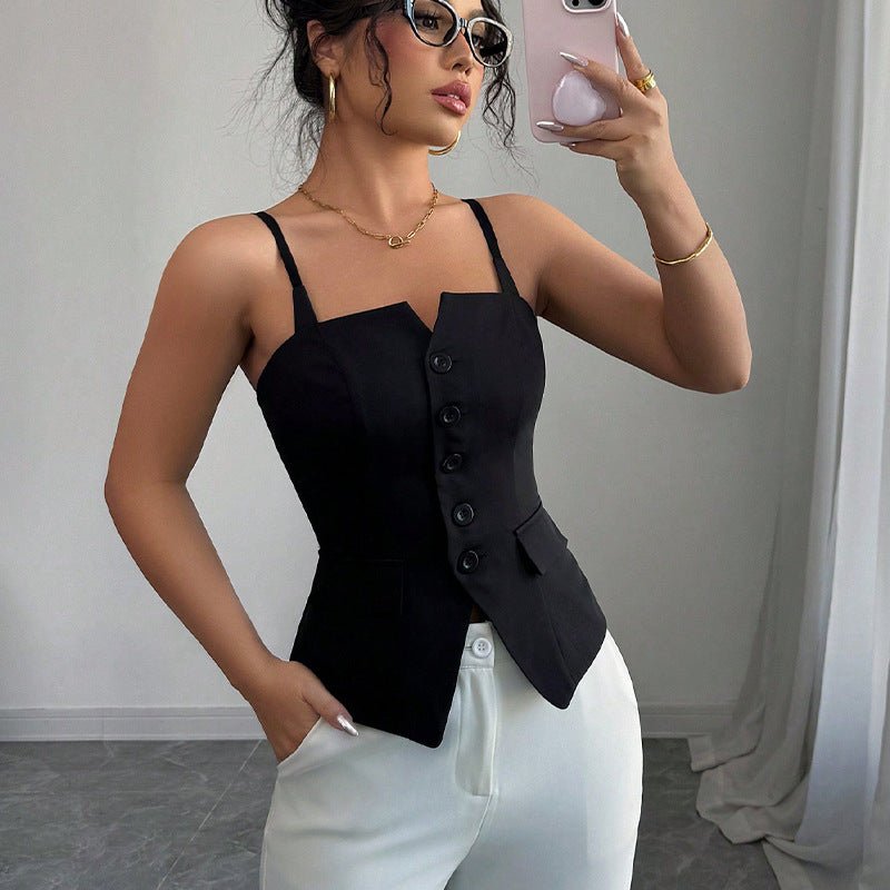 Zaida Tailored Sleeveless Top