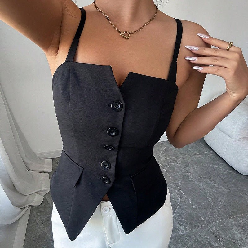 Zaida Tailored Sleeveless Top