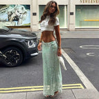 Zia Sequined Maxi Skirt